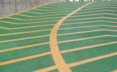 新和止滑车道材料